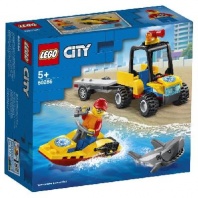 Конструктор LEGO City Great Vehicles Пляжный спасательный вездеход 60286 от интернет-магазина Континент игрушек