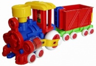 Паровозик из серии Детский сад - Ромашка с вагоном, 39 см от интернет-магазина Континент игрушек
