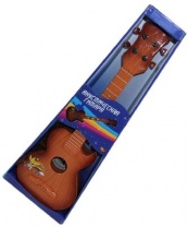Гитара акустическая коричневая, в открытой коробке, 18,5х5,5х51,5см от интернет-магазина Континент игрушек