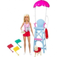 Набор игровой Barbie Пляжный спасатель кукла+питомец+аксессуары GTX69 от интернет-магазина Континент игрушек