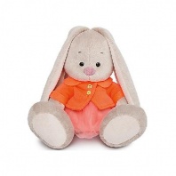 Зайка Ми в оранжевой куртке и юбке 18 см от интернет-магазина Континент игрушек