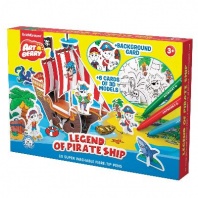 Набор игровой 3D пазл для раскрашивания Легенда пиратского корабля (Artberry Legend of Pirate Ship): от интернет-магазина Континент игрушек