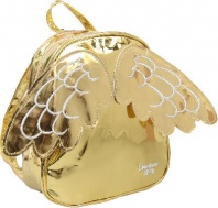 Рюкзак детский, отдел на молнии, с крыльями, цвет золото от интернет-магазина Континент игрушек