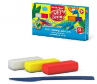 Пластилин мягкий ArtBerry с Алоэ Вера, 6 цветов/120г, коробка, со стеком от интернет-магазина Континент игрушек