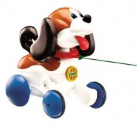 Музыкальная каталка на веревочке "Веселый щенок на прогулке" от интернет-магазина Континент игрушек