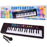 Синтезатор (пианино электронное), 37 клавиш, 54 см от интернет-магазина Континент игрушек