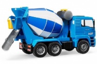 Бетономешалка MAN (цвет сине-серый) (подходит модуль со звуком и светом "H") от интернет-магазина Континент игрушек
