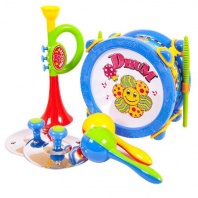 Музыкальные инструменты, 7 предметов, 27х14х25 см от интернет-магазина Континент игрушек