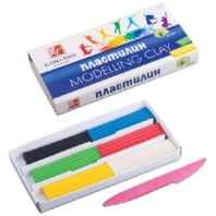 Пластилин классический "Луч" 6 цветов от интернет-магазина Континент игрушек