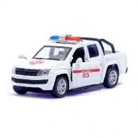 Машина металлическая "Тундра спецслужбы", масштаб 1:32, инерция от интернет-магазина Континент игрушек