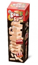 Игра настольная для взрослых и детей БАМ-БУМ МИНИ. Падающая башня с фантами от интернет-магазина Континент игрушек