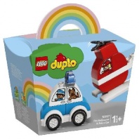 Конструктор LEGO Duplo Пожарный вертолет и полицейский автомобиль от интернет-магазина Континент игрушек