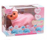 Кукла-пупс ползающая, звуковые эффекты от интернет-магазина Континент игрушек