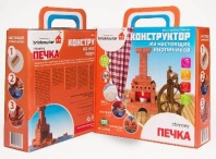 Конструктор "ПЕЧКА" из настоящих кирпичиков (103 детали) от интернет-магазина Континент игрушек