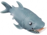 Мялка-антистресс в виде акулы с ногой в пасти, резина, 12см, 1 дизайн от интернет-магазина Континент игрушек