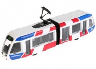 Трамвай металлический с гармошкой 19см  SB-17-51-WB(NO IC) 4433289 от интернет-магазина Континент игрушек