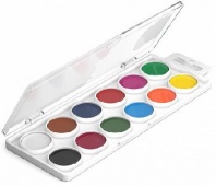 Краски акварельные ArtBerry 12 цветов с УФ защитой яркости от интернет-магазина Континент игрушек