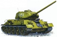 Модель сборная "Советский танк "Т-34/85"  от интернет-магазина Континент игрушек