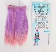 Волосы - тресс для кукол "Прямые" длина волос 15 см, ширина 100 см, №LSA027   3588462 от интернет-магазина Континент игрушек