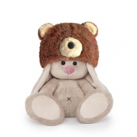 Зайка Ми в шапке медвежонка 15 см от интернет-магазина Континент игрушек