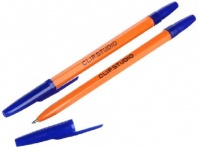 ClipStudio Ручка шариковая синяя, с желтым корпусом, линия 0,7 мм от интернет-магазина Континент игрушек