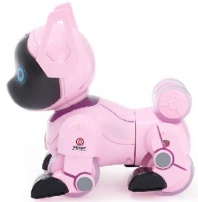 Робот-собака радиоуправляемый "Паппи", свет и звук, цвет розовый   4437409 от интернет-магазина Континент игрушек