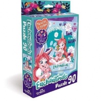Enchantimals Пазл 90+браслетик, магнитик Having Fun от интернет-магазина Континент игрушек