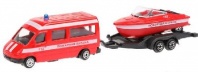 Набор машин пожарная охрана и катер от интернет-магазина Континент игрушек
