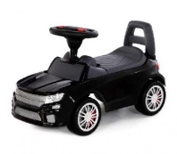 Каталка-автомобиль "SuperCar" №6 со звуковым сигналом (чёрная) от интернет-магазина Континент игрушек