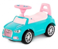 Каталка автомобиль "SuperCar" №2 со звуковым сигналом (бирюзовая) от интернет-магазина Континент игрушек