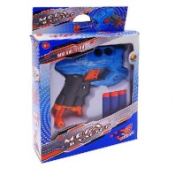 Бластер эл/мех. в комплекте с 3 мягкими снарядами от интернет-магазина Континент игрушек