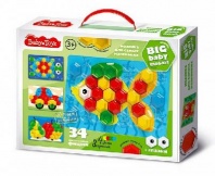 Мозаика для самых маленьких "Рыбка" d40/4 цв/34 эл BABY TOYS от интернет-магазина Континент игрушек