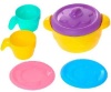 Набор посуды Шкода 6 предметов (кастрюля с крышкой, 2 чашки, 2 блюдца) в сетке от интернет-магазина Континент игрушек