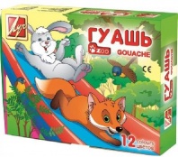 Гуашь "Зоо" 12 цветов  от интернет-магазина Континент игрушек