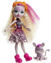 Кукла Enchantimals Зейди Зебра и Реф GTM27 от интернет-магазина Континент игрушек
