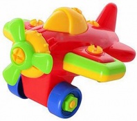 Конструктор - самолет с инструментом "Собери игрушку сам" в пак. Play Smart от интернет-магазина Континент игрушек