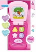 Игрушка для малышей. Телефон, со световыми и звуковыми эффектами , 12х5х18 см от интернет-магазина Континент игрушек