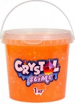 Слайм «Crystal slime», апельсиновый, 1 кг от интернет-магазина Континент игрушек