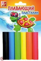 Пластилин плавающий 6 цветов от интернет-магазина Континент игрушек