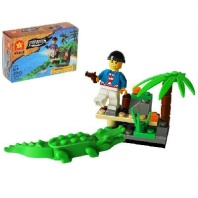 Конструктор Пираты "Атака крокодила", 37 деталей   1592759 от интернет-магазина Континент игрушек