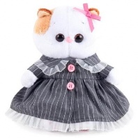 Мягкая игрушка кошечка Ли-Ли baby в сером платье от интернет-магазина Континент игрушек