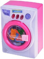 Игрушечная стиральная машина  "Маленькой хозяйке" от интернет-магазина Континент игрушек