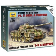 Модель сборная "Немецкий средний танк Т-V "Пантера" от интернет-магазина Континент игрушек
