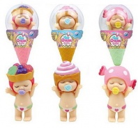 Пупс-куколка в рожке, серия "Мороженое"  от интернет-магазина Континент игрушек