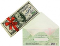 Конверт для денег "С Днём Рождения!" доллары, 16,5 х 8 см 1556455 от интернет-магазина Континент игрушек