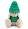 Зайка Ми в зеленой шапке и снуде (большой) от интернет-магазина Континент игрушек