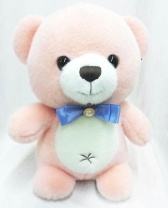 Мягкая игрушка Медведь  0023  розовый