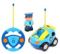 Радиоуправляемая игрушка "Полицейская машина", 2 канала, свет, музыка от интернет-магазина Континент игрушек