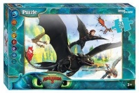 Пазл maxi 24 "Как приручить дракона - 3" (DreamWorks) от интернет-магазина Континент игрушек