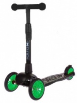 Самокат детский трехколесный АЛЬФА (Buggy Boom Alfa Model) с цветным колесом (лимонный 91) от интернет-магазина Континент игрушек